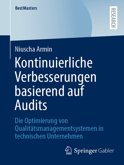 Title details for Kontinuierliche Verbesserungen basierend auf Audits by Niuscha Armin - Wait list